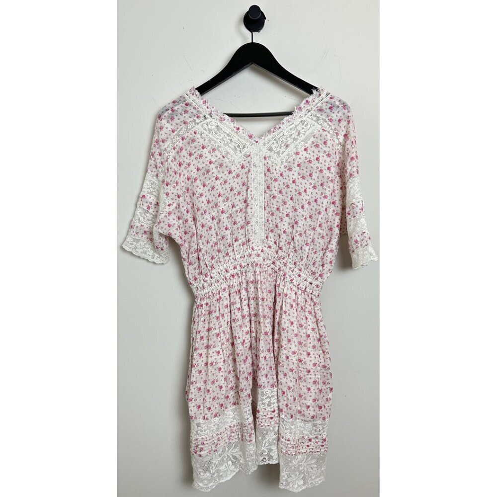 LOVESHACKFANCY Newton Dress in Poppy Pink Size Large - Picture 8 of 12